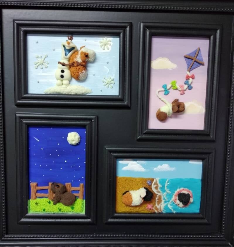 Guinea Pig Adventures (40cm X 40cm)