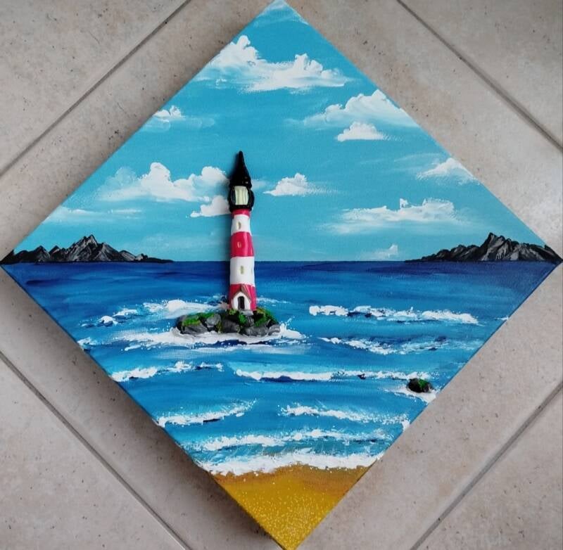 Lighthouse (30cm X 30cm)