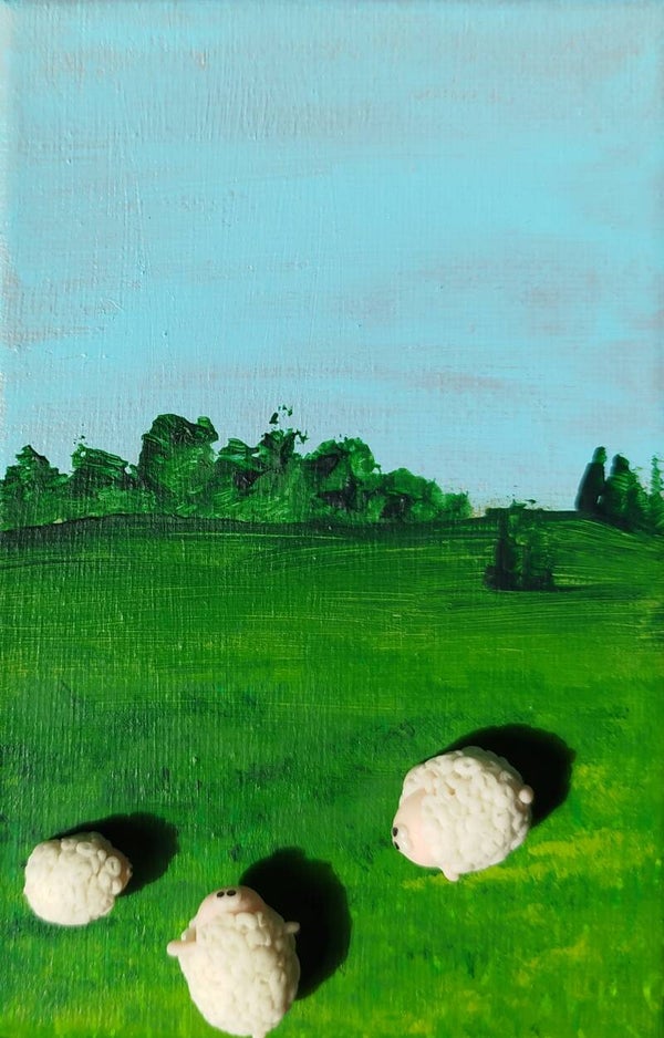 Landscape with Sheep