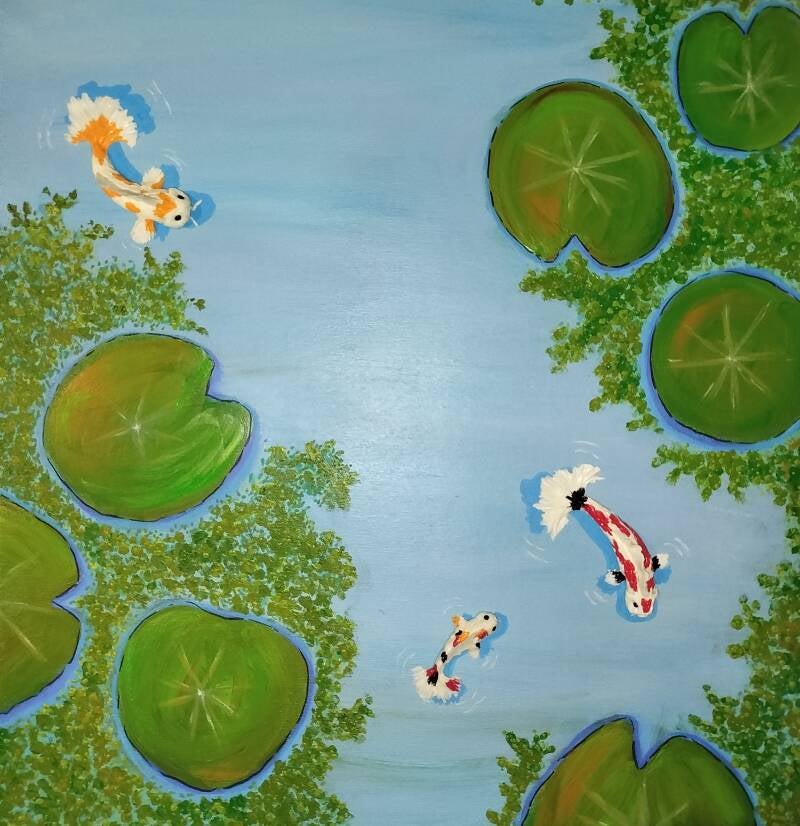 The Pond (60cm x 60cm)