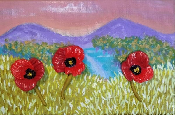 A dry summer field