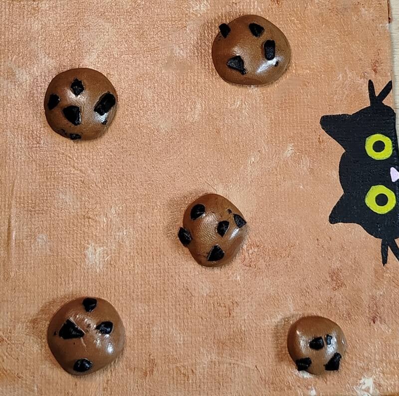 Cookies and Cats (10cm x 10cm)