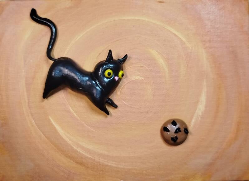 Cookies and Cats 2 (13cm x 18cm)