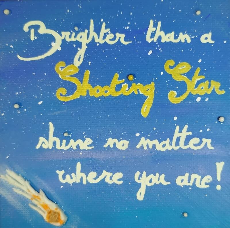 Shooting Stars (10cm x 10cm)