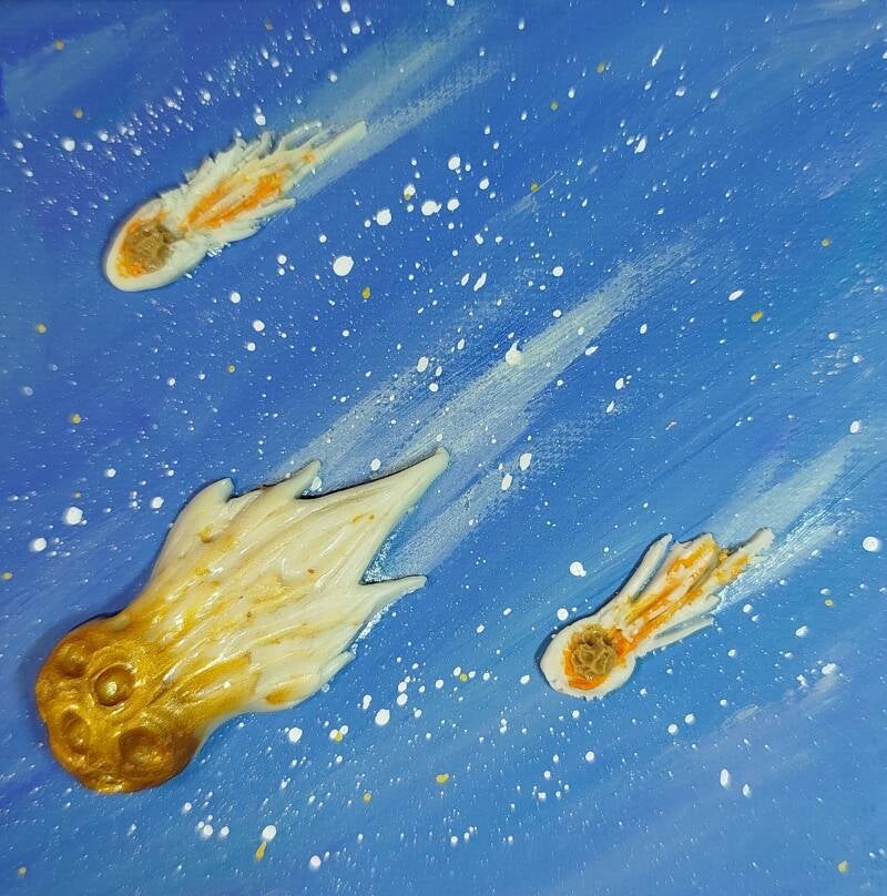 Shooting Stars (10cm x 10cm)