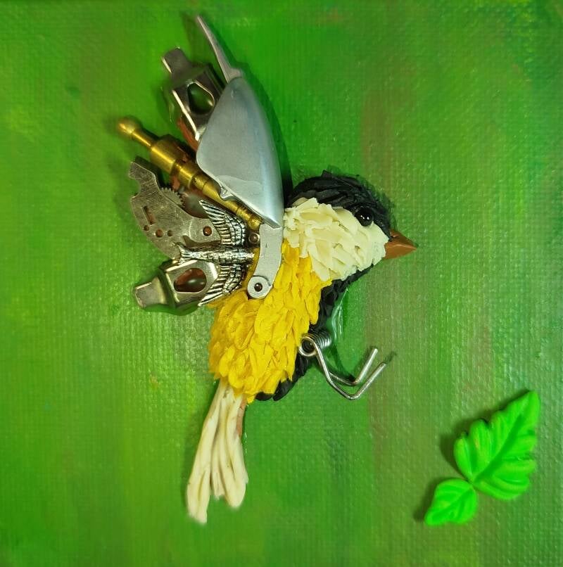 Flying Birds (10cm x 10cm)
