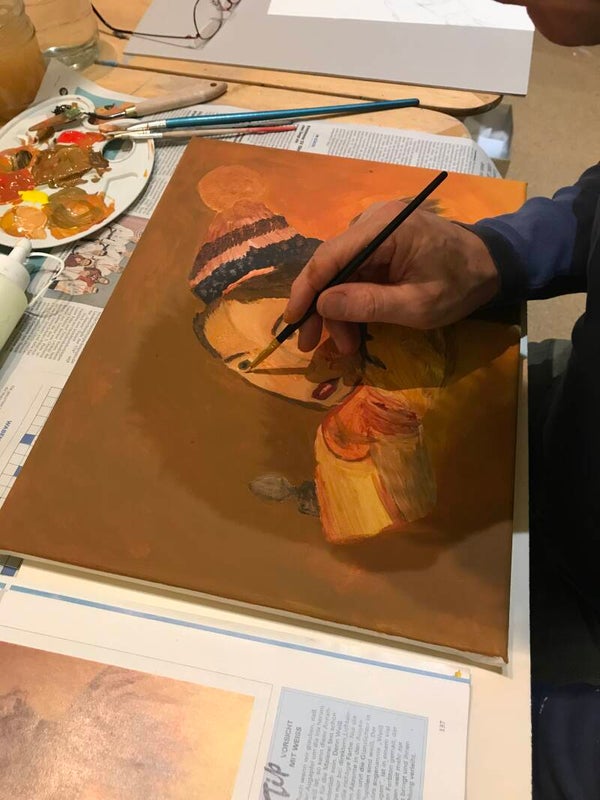Abschlußprojekt mein Ausdruck bildende Kunst ( mit KI generiert)
