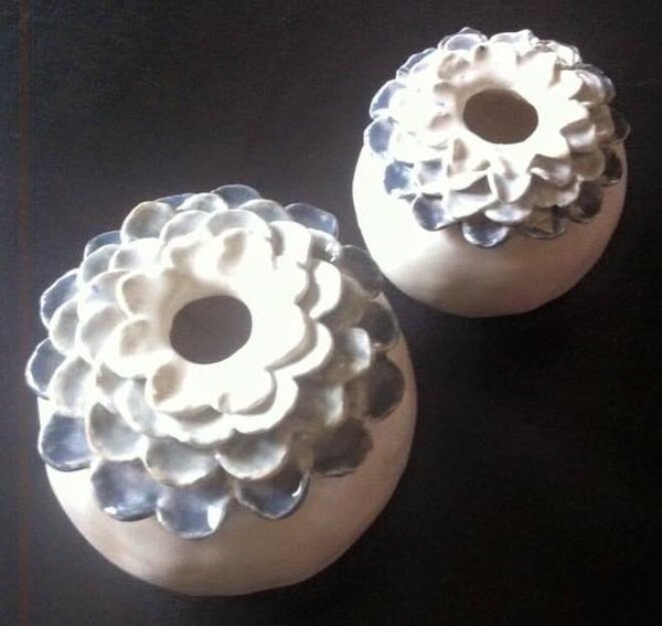 Bolvorm met blaadjes