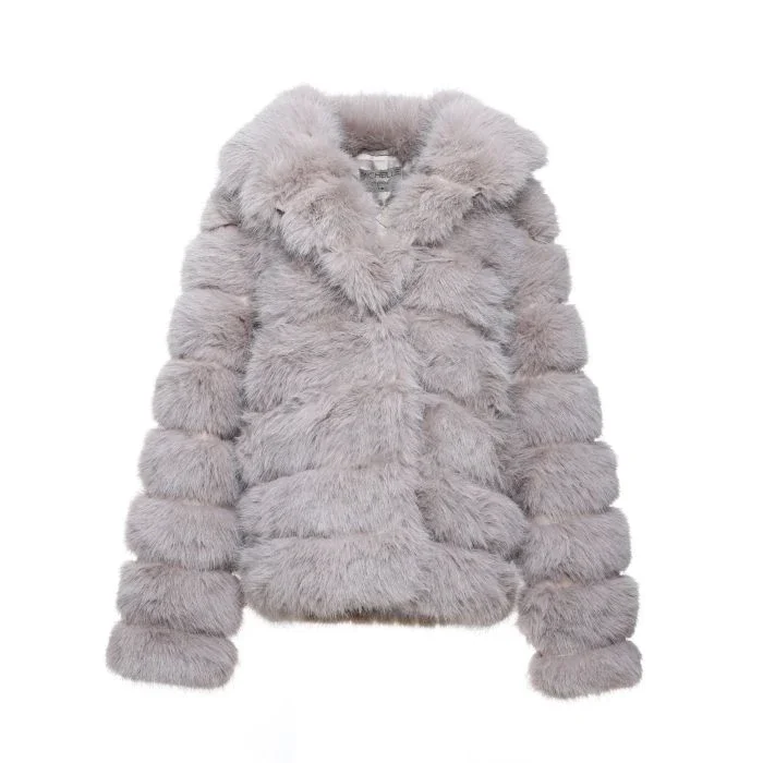 Faux fur jas