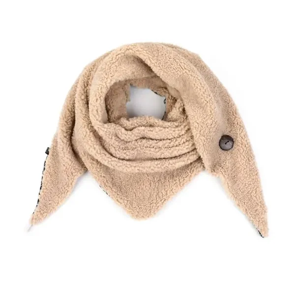 Luxe omslagdoek met teddy