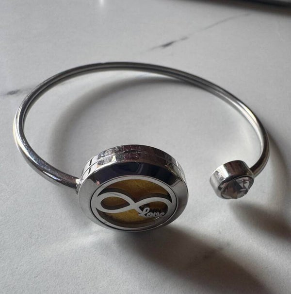 BRACELET DIFFUSEUR AVEC CRISTAL - INFINI 20MM