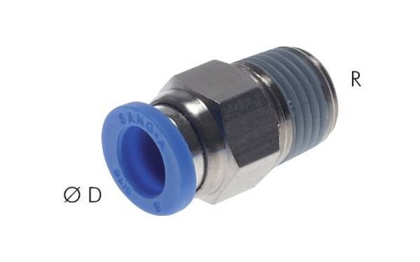 IQSG 188 Gerader Steckanschluss R 1/8"-8mm, IQS-Standard