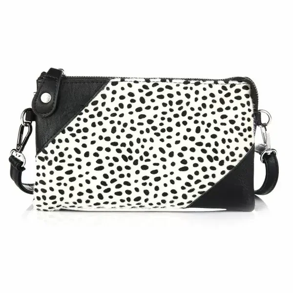 Tas cheetah white