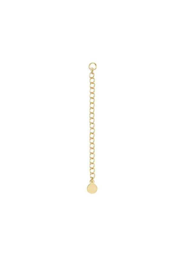 Verlengstukje 2 mm goud