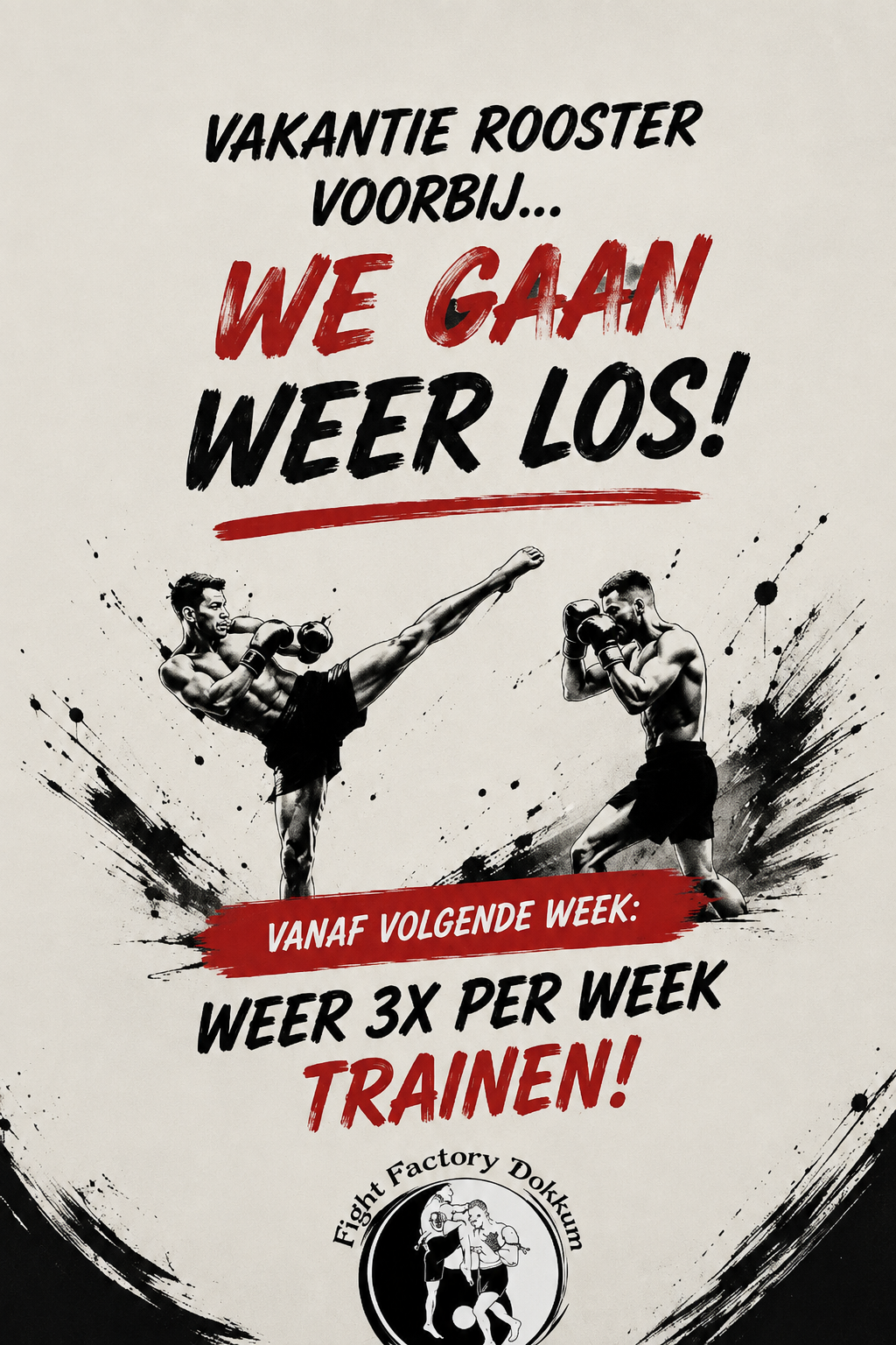 Gartis proeflessen bij Fight Factory Dokkum.