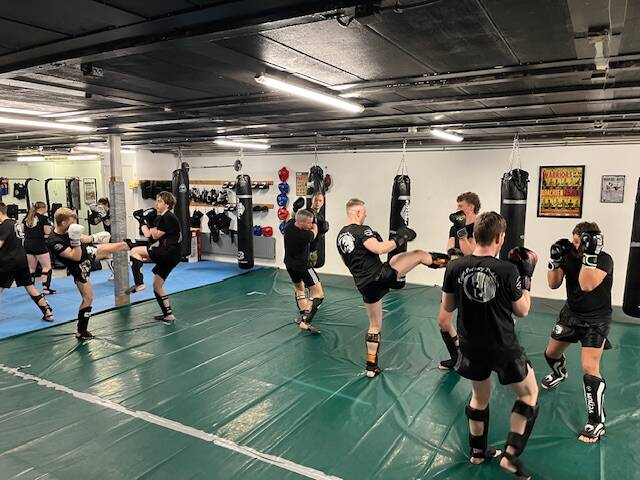 Sparren bij de Fight Factory Dokkum.