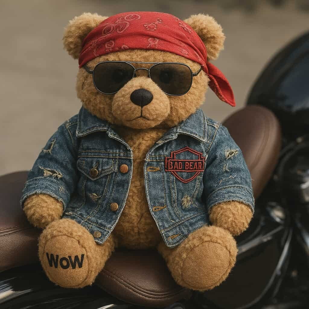 Coussin + enveloppe BAD BEAR