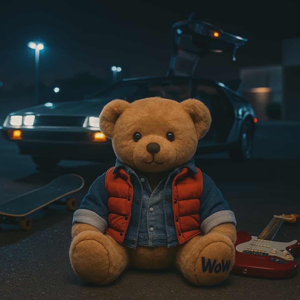 Coussin + enveloppe BACK TO THE FUTURE