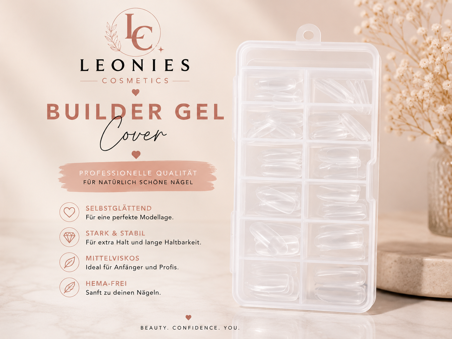 Nagelverlängerungs-Tips – 120 Stück pro Box