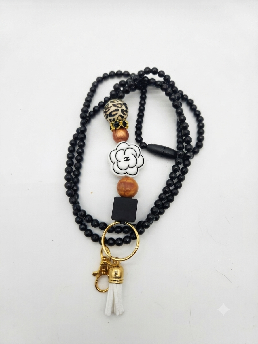Custom Beaded Lanyard | Functional Fashion with Breakaway Safety Clasp