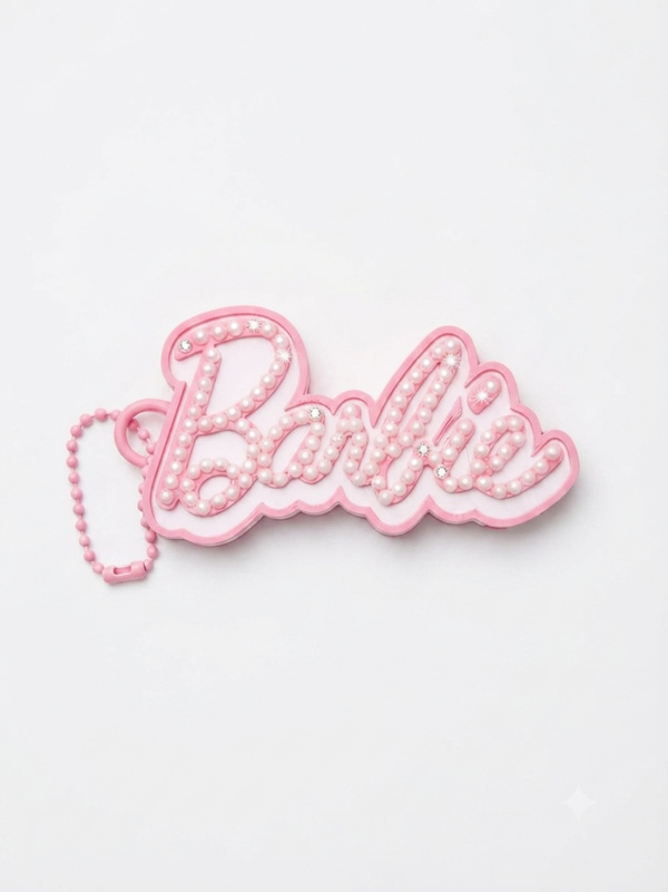 Beaded Barbie-Themed Pop Can Opener