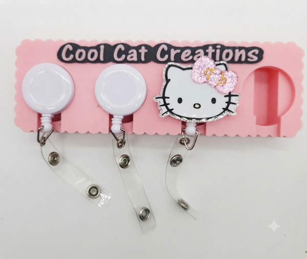 3D-Printed Badge Reel Holder & Topper System