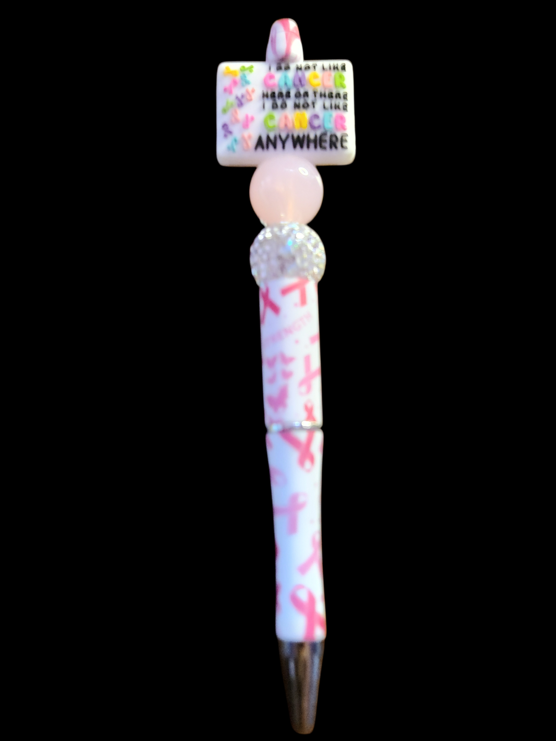 Support & Strength Cancer Awareness Beaded Pen