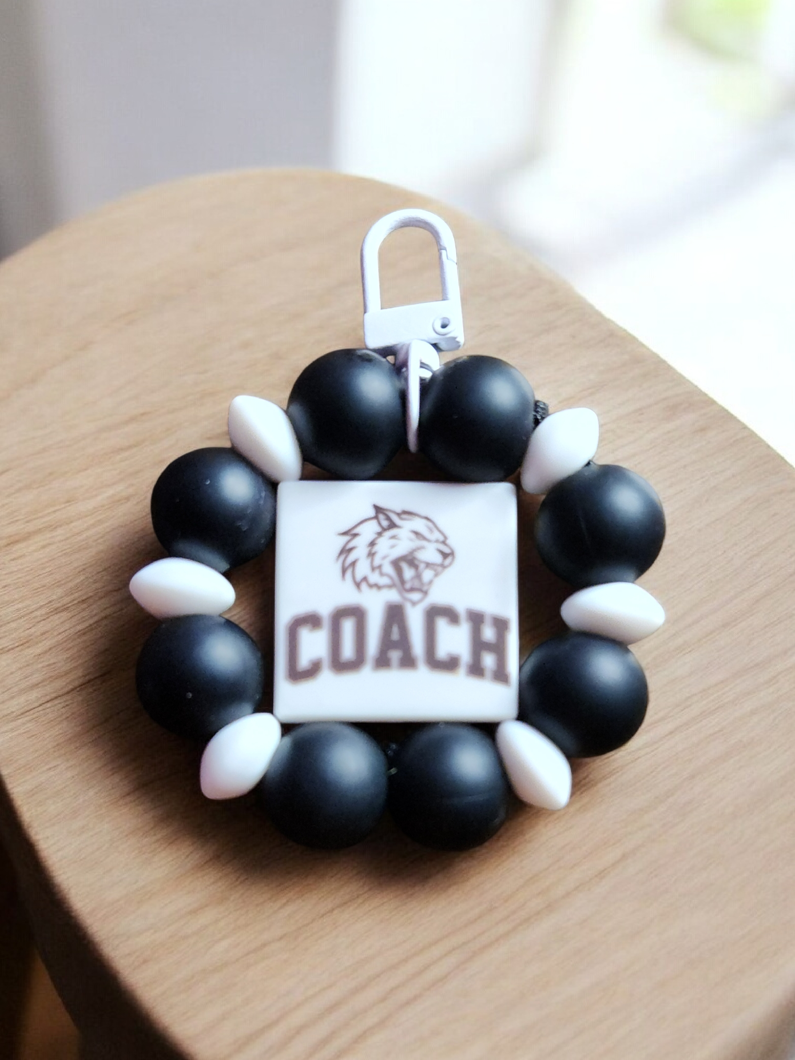 Show Your Spirit: "The Playmaker" Coach Keychain & Bag Charm