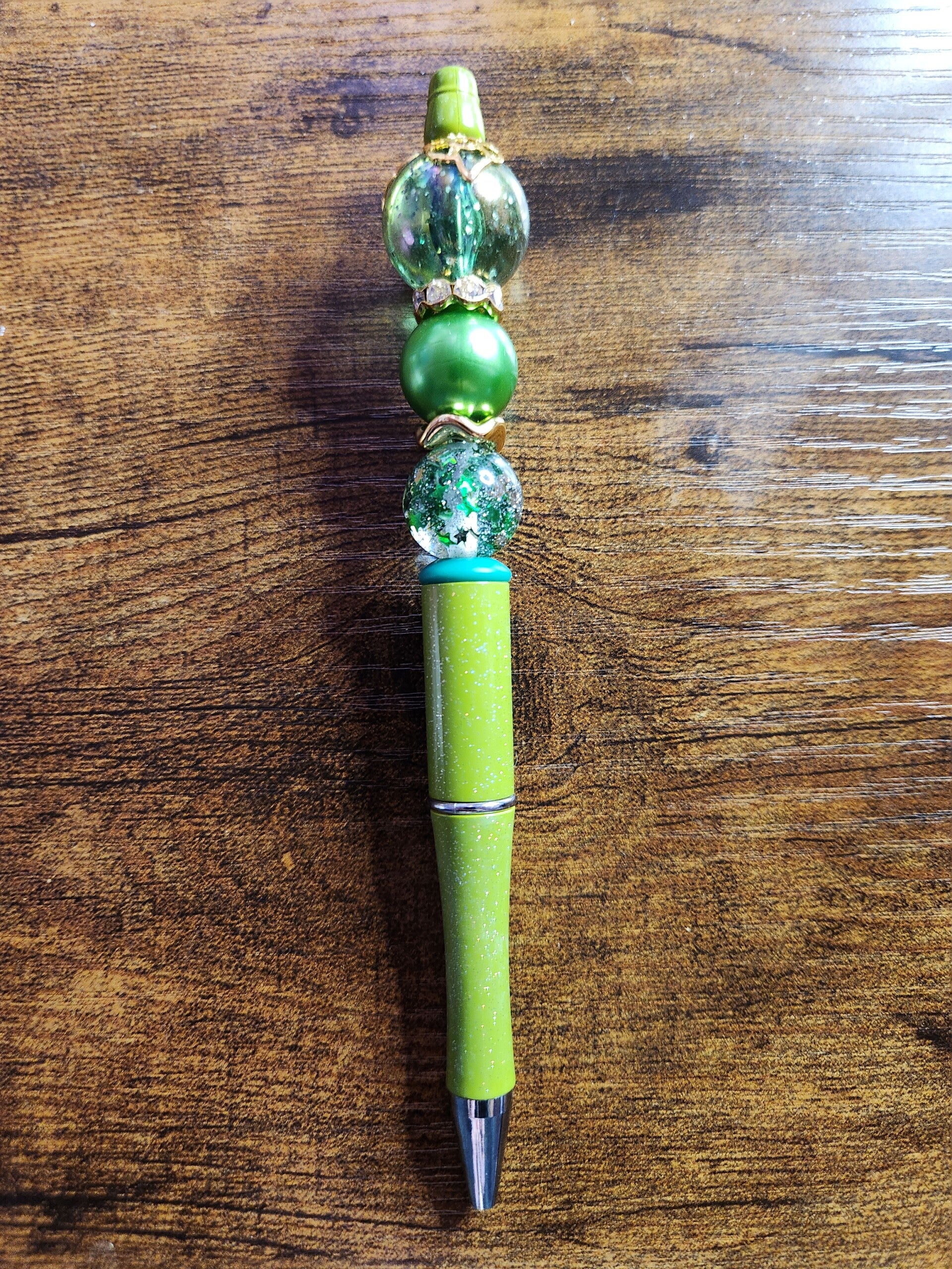 Emerald Radiance Beadable Pen