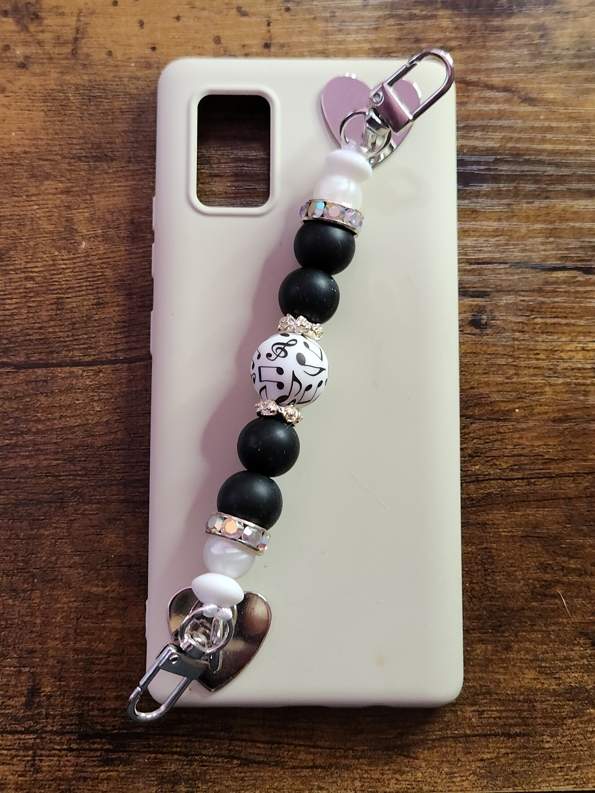 Melodic Harmony | Interchangeable Beaded Phone Charm Strap