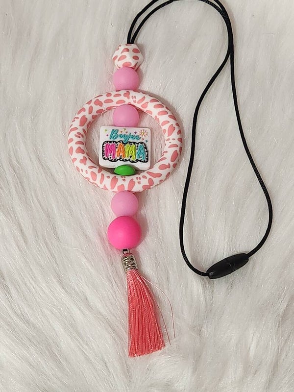 ✨ The "Boujee Mama" Silicone Car Charm ✨