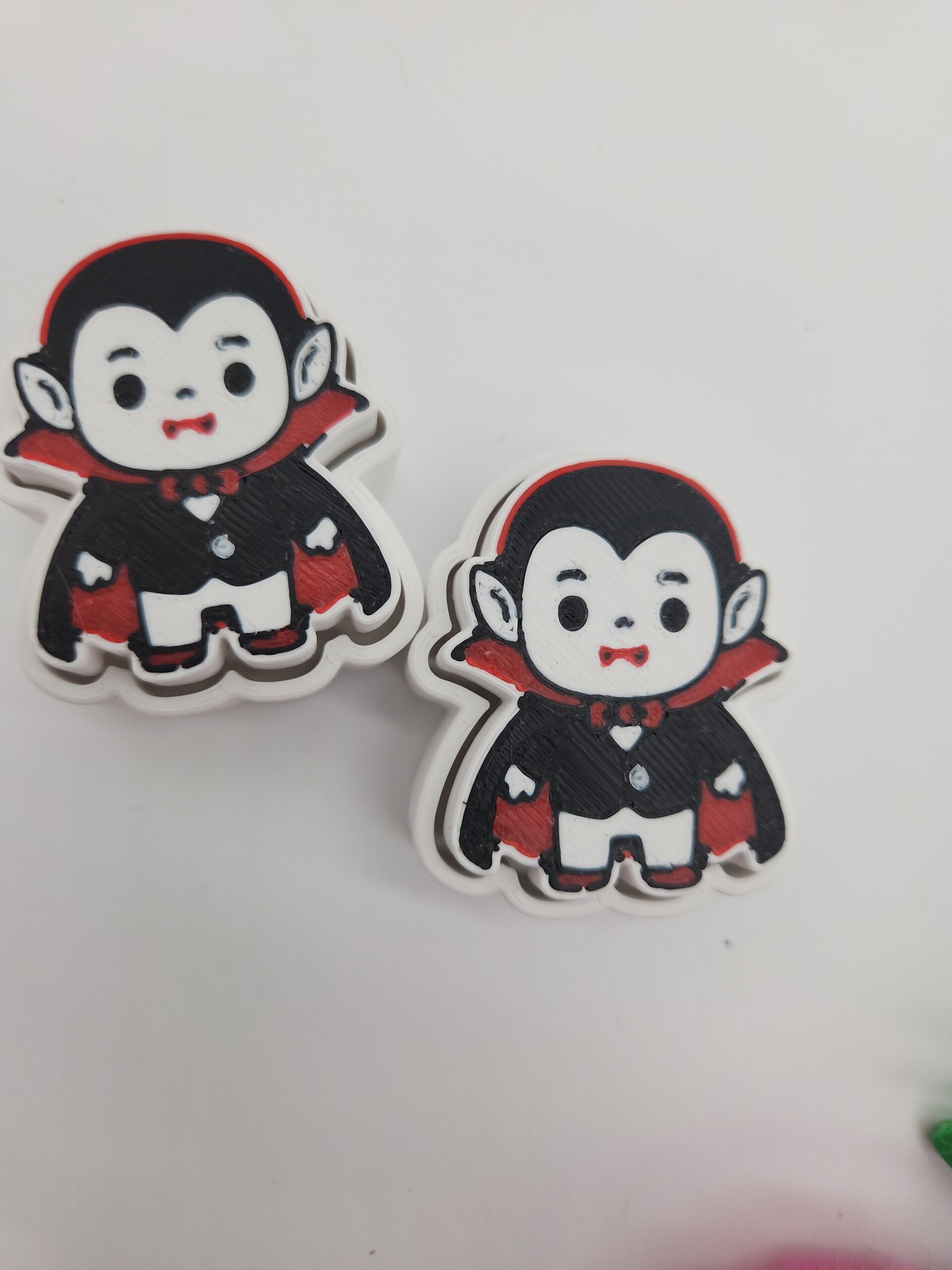 3D Printed Fidget Clicker - Adorable Vampire