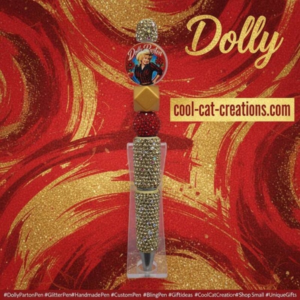 Dolly-Themed Beaded Bling Pens Collection