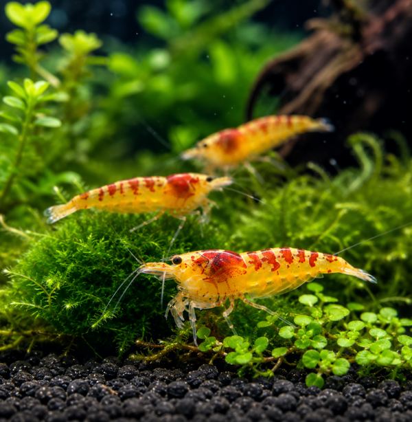 Golden Dragon Bee / Red Calceo Garnele – Caridina sp.
