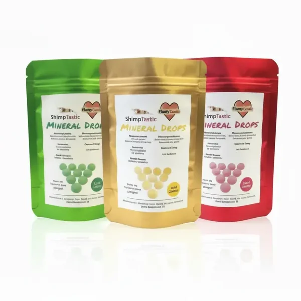 Mineral-Drops Mix – 30 Stück für Garnelen, Schnecken & Krebse