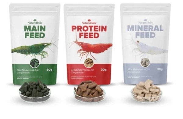 NatureHolic - Futter Paket - Mainfeed / Proteinfeed / Mineralfeed