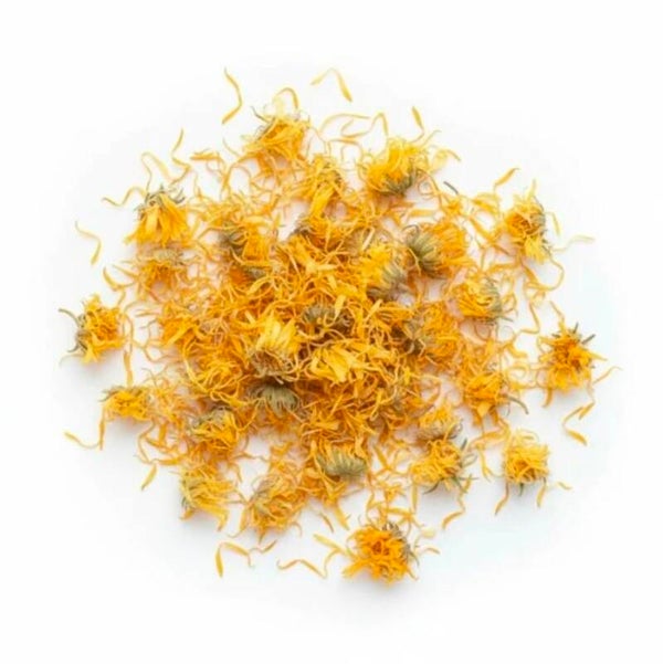 Ringelblumenblüten mit Kelch – Naturfutter, Dekoration für Garnelen, Schnecken und Aquarienbewohner
