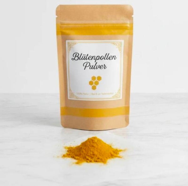 Blütenpollen Pulver 10 g – 100 % Natürlich & Bio Zertifiziert | Premium Naturfutter für Garnelen, Aquarienbewohner