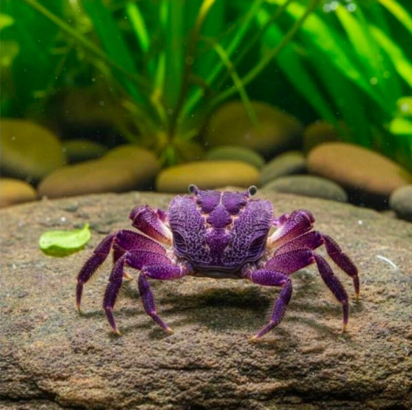 Unterwasserkrabbe "Matano Purple" -Syntripsa matannensis