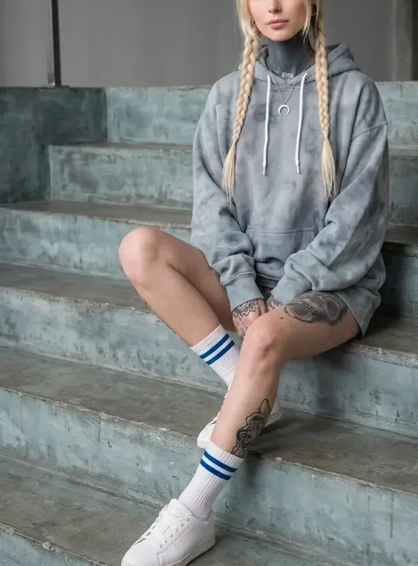 Tye Dye Pastell Hoodie oversized Unisex