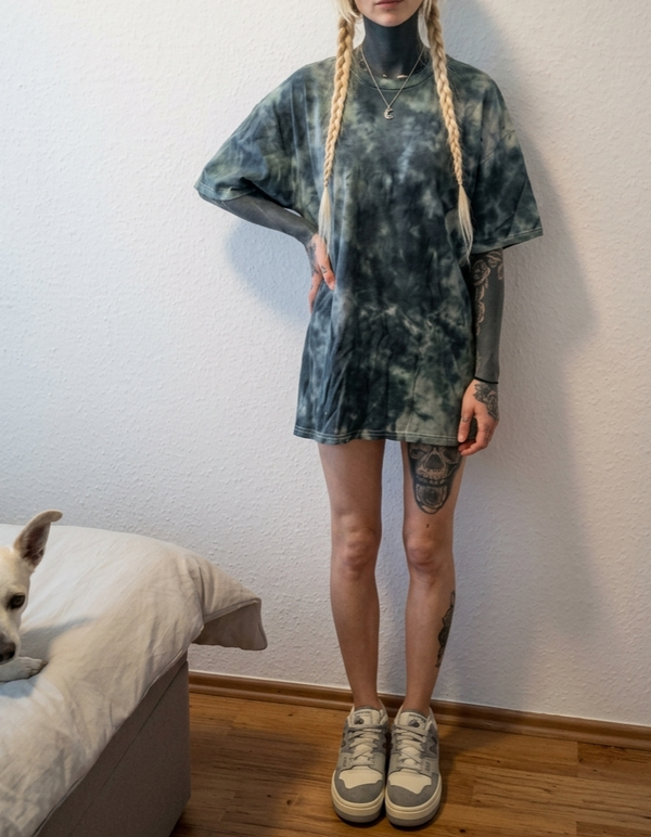 Batikshirt Tye Dye | Magical Dark Oversized Shirt