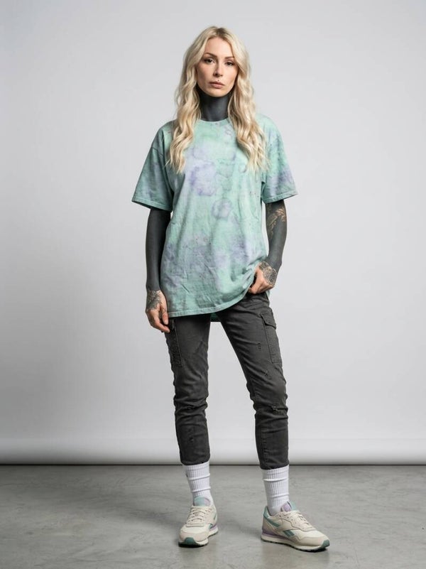 Painted Shirt türkis/blau