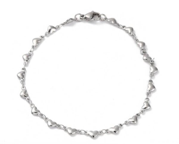 Armband med små hjärtan