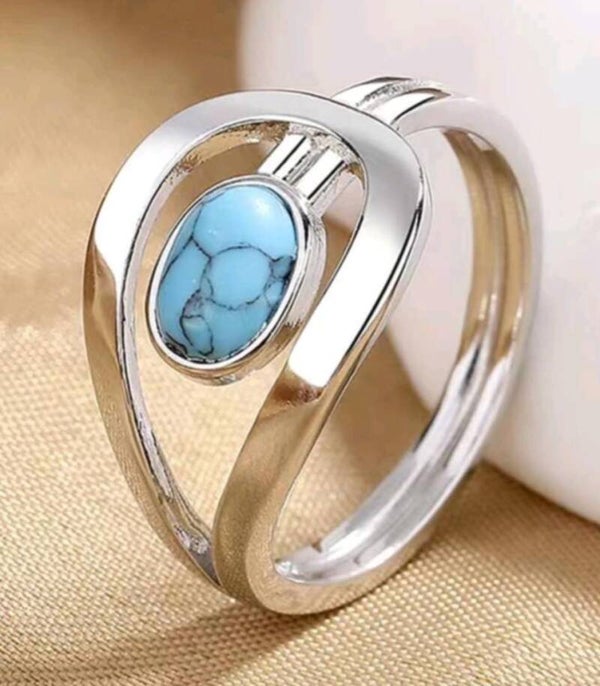 Ring med turkossten