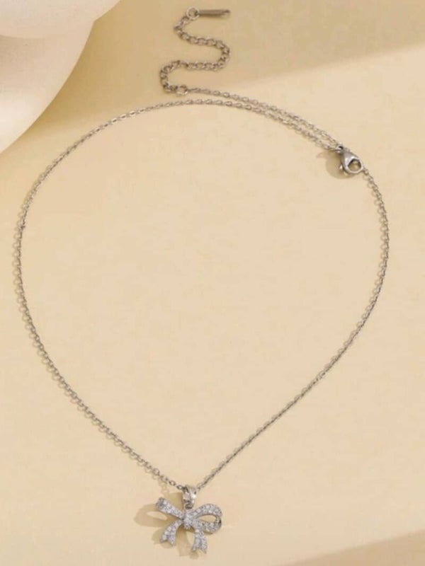 Halsband med rosett