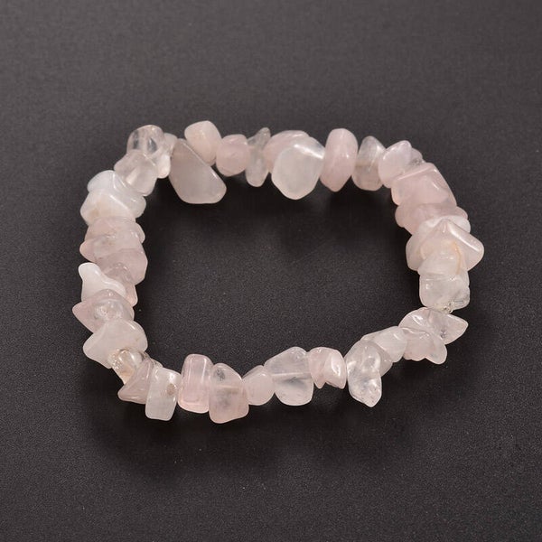 Rosa sten armband