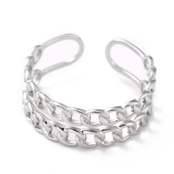 Ring med kedjemönster