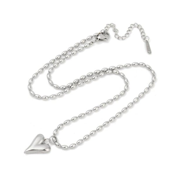 Halsband med hjärta