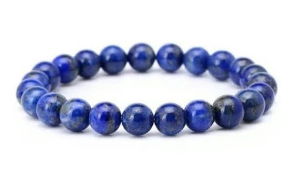 Blått sten armband