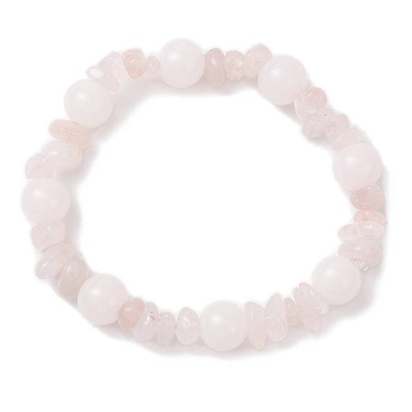 Ljusrosa sten armband